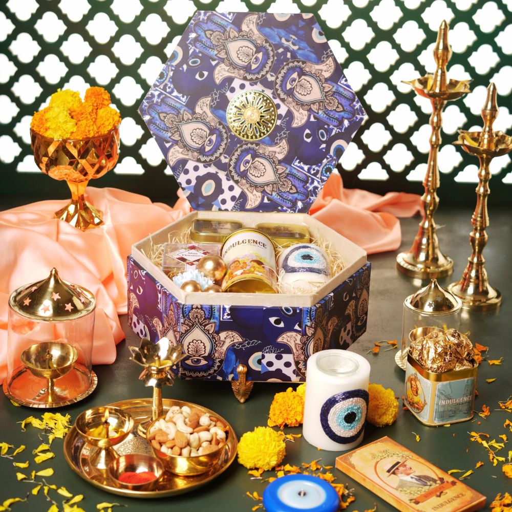 Hexagonal Evil Eye box Hamper