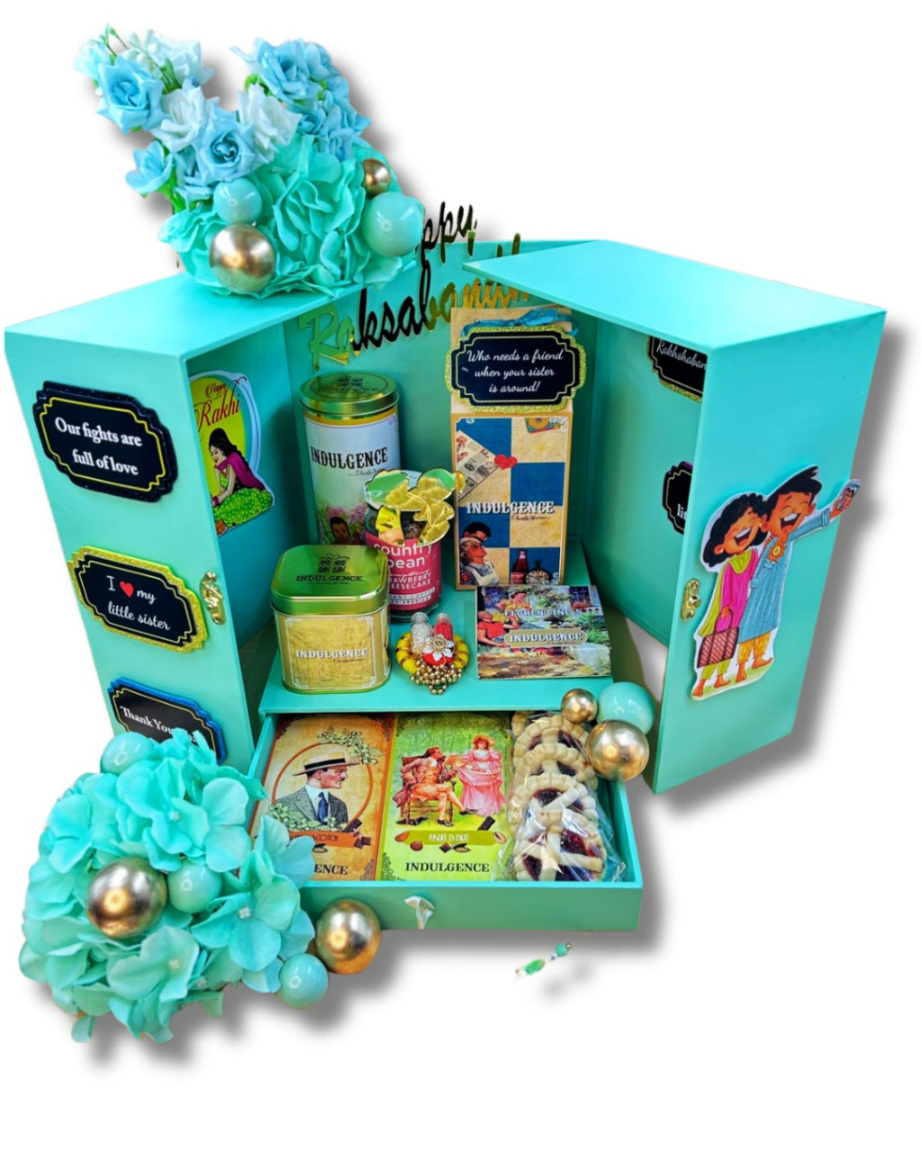 Double Decker door Rakhi Hamper