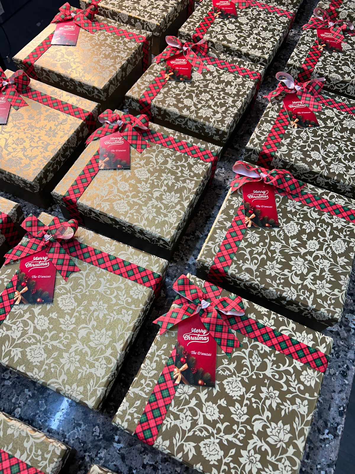 Hard board Christmas hamper box