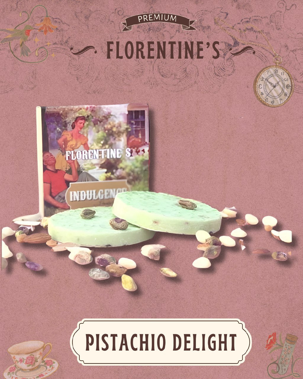 Pistachio Chocolate Florentine