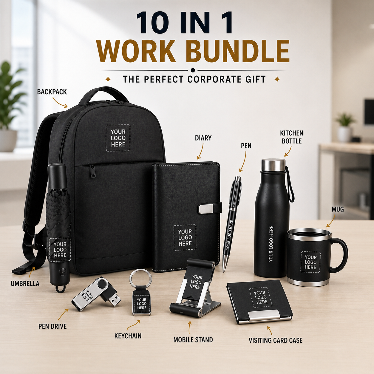 10 in 1 Work Bundle gift hamper