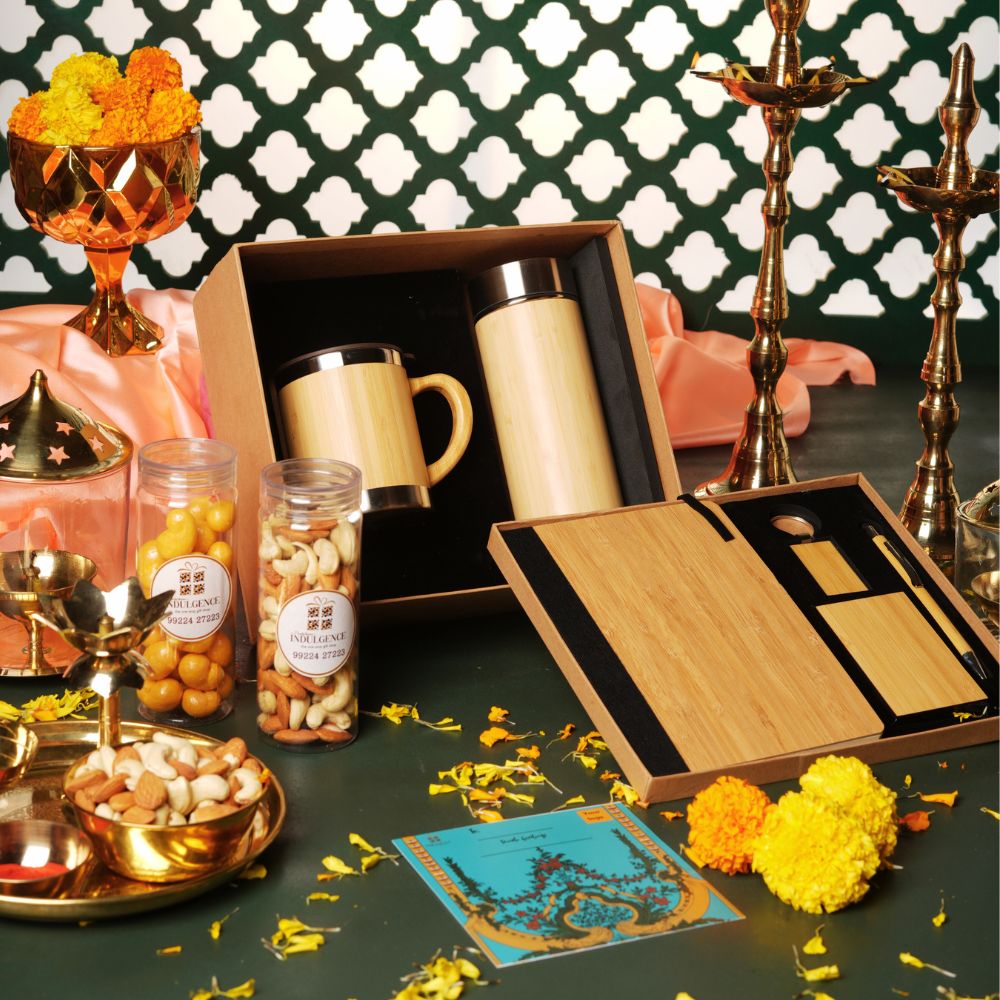 Bamboo Wood Hamper