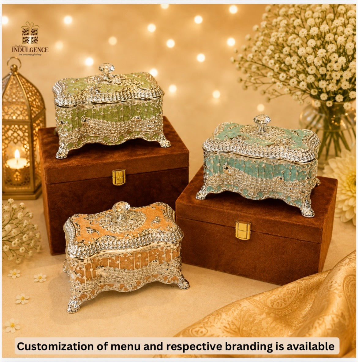 German Silver Khazana Box Diwali Hamper