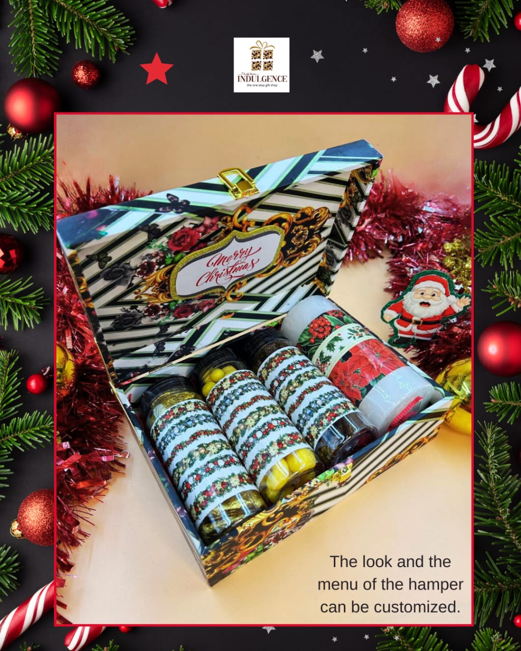 Premium MDF Christmas box hamper