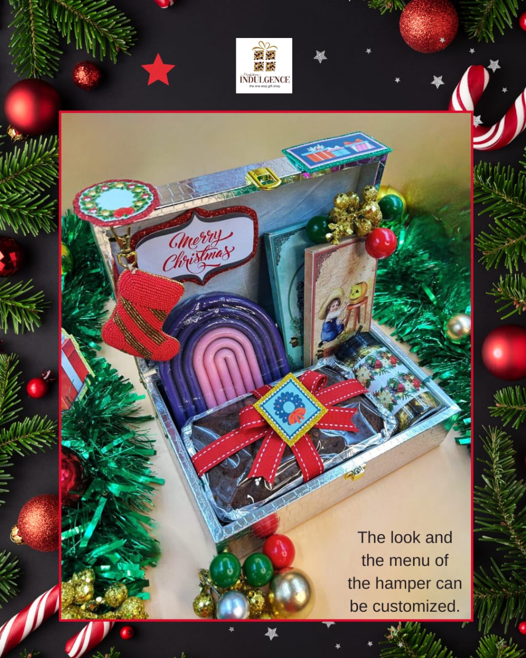 Premium MDF Christmas box hamper
