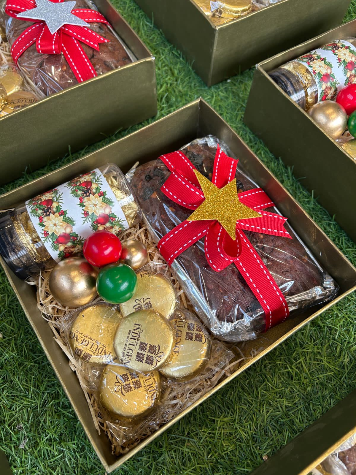 Hard board Christmas hamper box