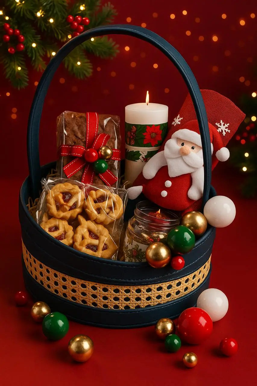 Blue Laser Cut Box Hamper