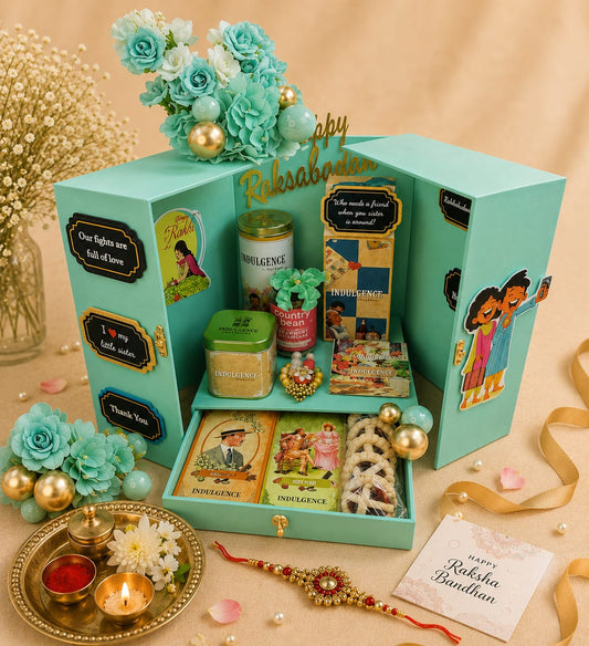 Double Decker Door Rakhi Hamper