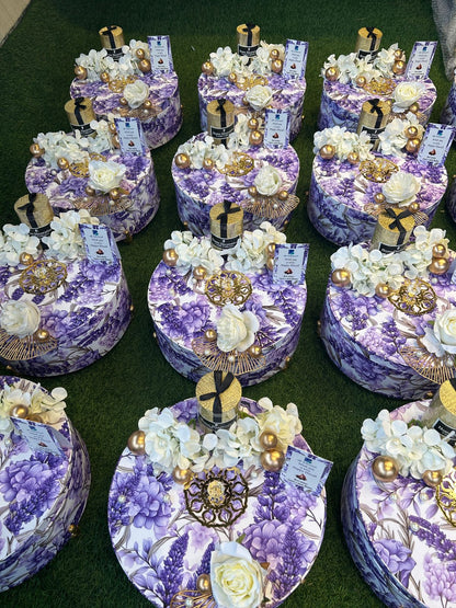 Round Lavender box Hamper