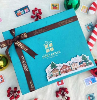 Classic Christmas Blue Hamper